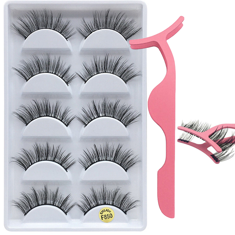 5 pairs of 3D mink hair feather false eyelashes thick natural false eyelashes eyelash extension manual eyelash curler
5 pairs of 3D mink hair feather false eyelashes thick natural false eyelashes eyelash extension manual eyelash curler