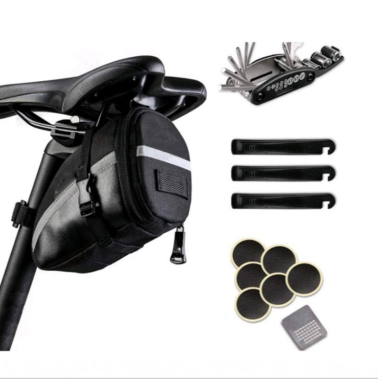 Bike Bag Bicycleseat Trunk Mountain Bicycle Rear Bicycle Seat Tool Glue-free Set Repair Tire Bag Combination Bosjp, Red;black
Bike Bag Bicycleseat Trunk Mountain Bicycle Rear Bicycle Seat Tool Glue-free Set Repair Tire Bag Combination Bosjp, Red;black