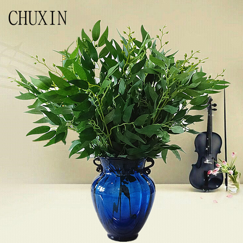50cm Simulation 5 fork willow bundle home floral matching green leaf Wedding photography Arrange decoration fake flower, White
50cm Simulation 5 fork willow bundle home floral matching green leaf Wedding photography Arrange decoration fake flower, White
