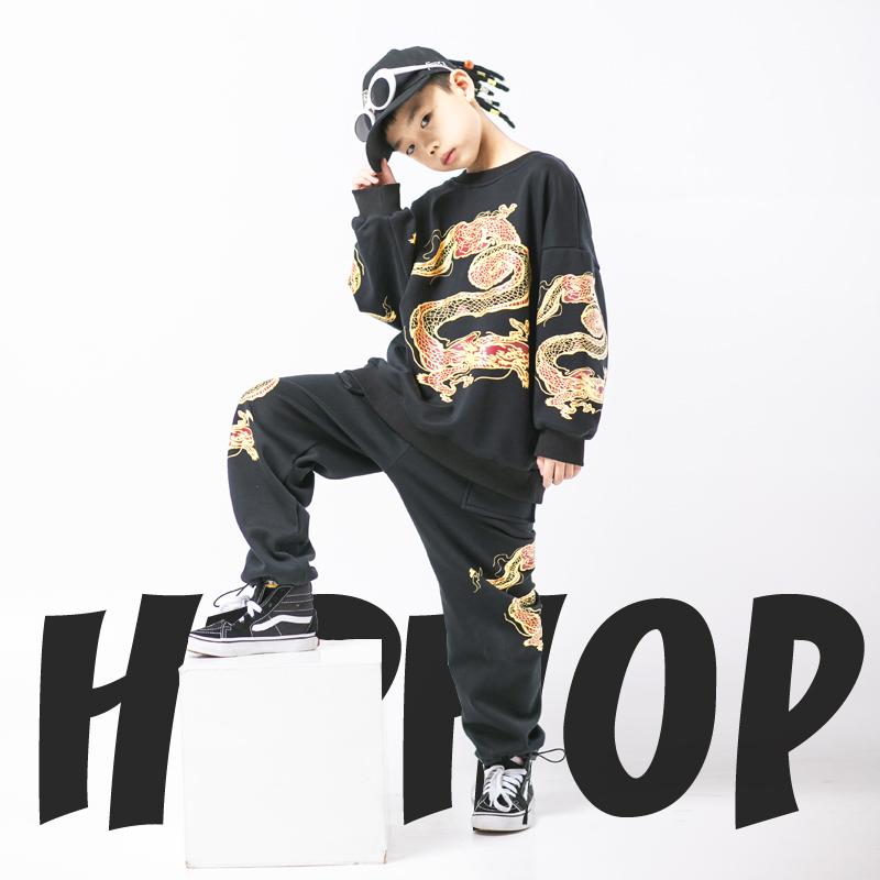 Chinese Style Handsome Boy Jazz Dance Costume Children's Hip-Hop Catwalk Suit Robe Pattern Top And Pants Two-Piece Suit DL6303, 2 pieces set
Chinese Style Handsome Boy Jazz Dance Costume Children's Hip-Hop Catwalk Suit Robe Pattern Top And Pants Two-Piece Suit DL6303, 2 pieces set