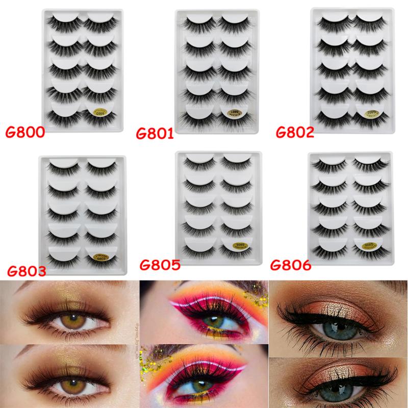 5 Pairs Eye Lashes Hand Made Natural fake eyelashes 3d Mink Lashes Soft Dramatic Eye Makeup Extension Eyelash Tool
5 Pairs Eye Lashes Hand Made Natural fake eyelashes 3d Mink Lashes Soft Dramatic Eye Makeup Extension Eyelash Tool