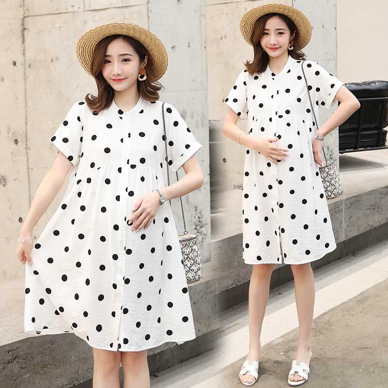 575# Maternity Clothes Nursing Dress Summer Chiffon Dress for Pregnant Women Pregnancy Clothes Breastfeeding, White
575# Maternity Clothes Nursing Dress Summer Chiffon Dress for Pregnant Women Pregnancy Clothes Breastfeeding, White