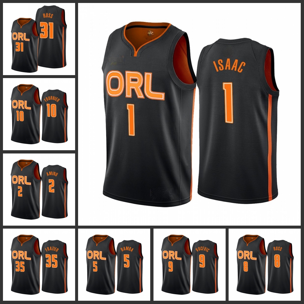 Orlando Magic Terrence Ross Al-Farouq Aminu Evan Fournier Jonathan Isaac Melvin Frazier Mohamed Bamba Men 2019-20 Edition Jersey, Black
Orlando Magic Terrence Ross Al-Farouq Aminu Evan Fournier Jonathan Isaac Melvin Frazier Mohamed Bamba Men 2019-20 Edition Jersey, Black