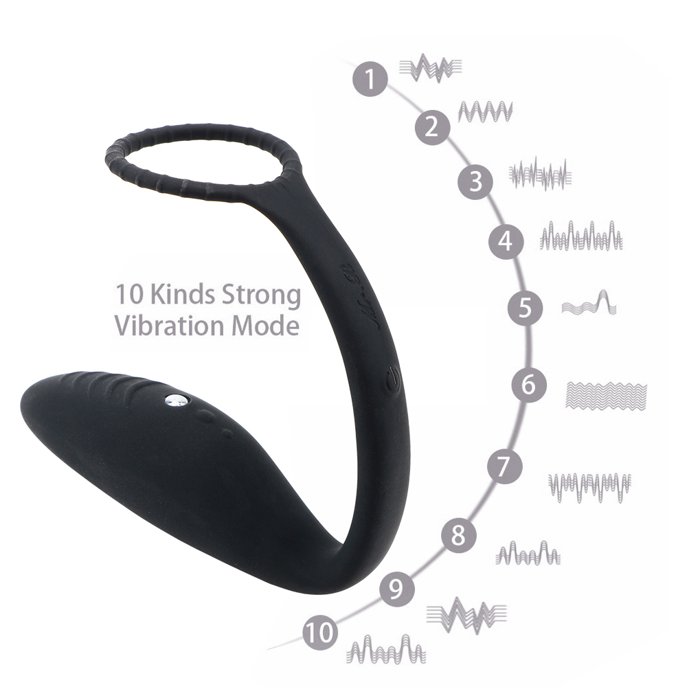 Wireless Remote Control Electric Shock Prostate Massager Gay Sex Toys Anal Plug Butt Plug Vibrator With Ring Anal Toy For Men Y200616