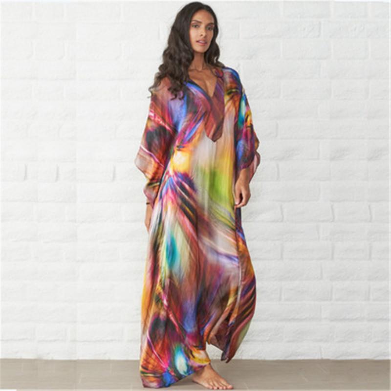 Women Loose Beach Dress Fashion Trend Plus Size Casual V Neck Dress Designer Spring Female Long Sleeve Contrast Color Dresses Clothing
Women Loose Beach Dress Fashion Trend Plus Size Casual V Neck Dress Designer Spring Female Long Sleeve Contrast Color Dresses Clothing