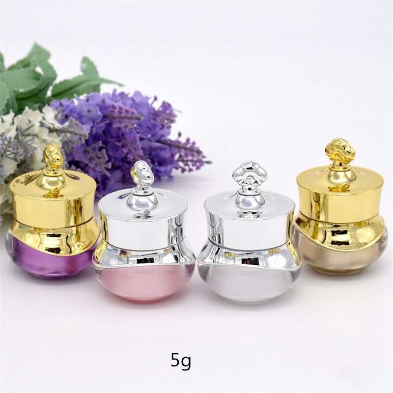 5/10g Crown Empty Pot Bottle Sample for Nail Art Makeup Cosmetic Cream Container Refillable Bottles For Dropshipping
5/10g Crown Empty Pot Bottle Sample for Nail Art Makeup Cosmetic Cream Container Refillable Bottles For Dropshipping