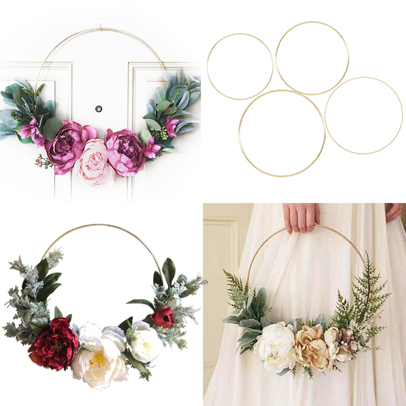 10-35cm Gold Iron Metal Ring Wreath Garland Baby Shower Floral Wreath Wedding Decoration Bride Flowers Hoop Decor, 10cm
10-35cm Gold Iron Metal Ring Wreath Garland Baby Shower Floral Wreath Wedding Decoration Bride Flowers Hoop Decor, 10cm