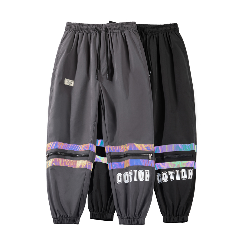 Streetwear Hip Hop Men's Splice Joggers Pants 2020 Men Sweatpants Ankle Length Loose Men Joggers Pants Track Harem, Gray
Streetwear Hip Hop Men's Splice Joggers Pants 2020 Men Sweatpants Ankle Length Loose Men Joggers Pants Track Harem, Gray
