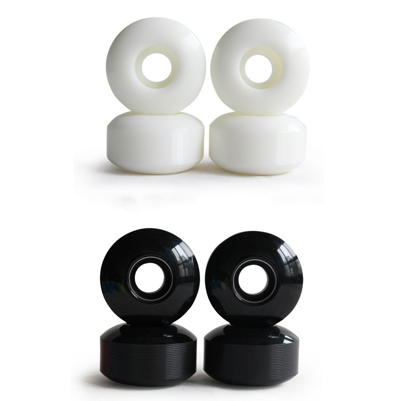 Skateboard Wheels with Bearings 52X30mm Street PU Wheels Skateboard Parts Cruiser Longboard (Set of 4, White
Skateboard Wheels with Bearings 52X30mm Street PU Wheels Skateboard Parts Cruiser Longboard (Set of 4, White