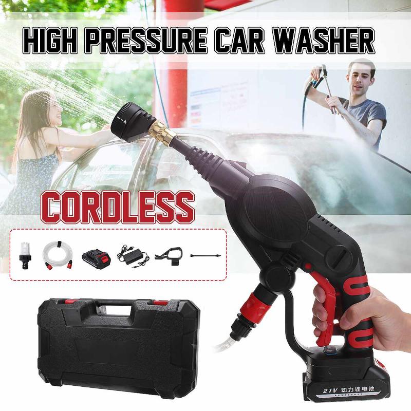 2.6MPa High Pressure Car Washer 20V Wireless Washer Cleaner Portable Auto Washing Cleaning Machine with 6m Pipe +Gun Nozzles Tip
2.6MPa High Pressure Car Washer 20V Wireless Washer Cleaner Portable Auto Washing Cleaning Machine with 6m Pipe +Gun Nozzles Tip