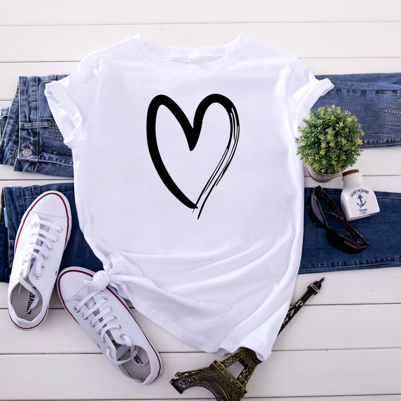 Summer Cotton Harajuku Fashion Cool Print Female T Shirt Leisure Streetwear Aesthetic TShirt Thin Section Comfortable Shirt, Beige 
Summer Cotton Harajuku Fashion Cool Print Female T Shirt Leisure Streetwear Aesthetic TShirt Thin Section Comfortable Shirt, Beige