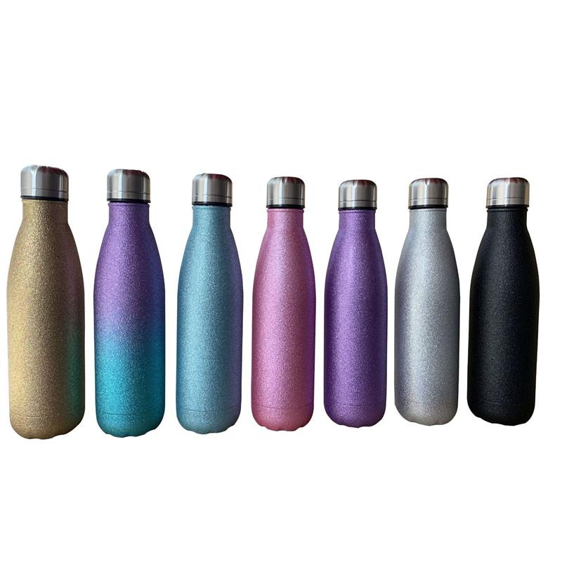 

Big Sale!!17OZ Cola Bottle Coffee Mugs Glitter Classic Water Bottles Stainless Steel Vacuum Insulated Bottles Tumbler Travel Mug A08, Multi-color