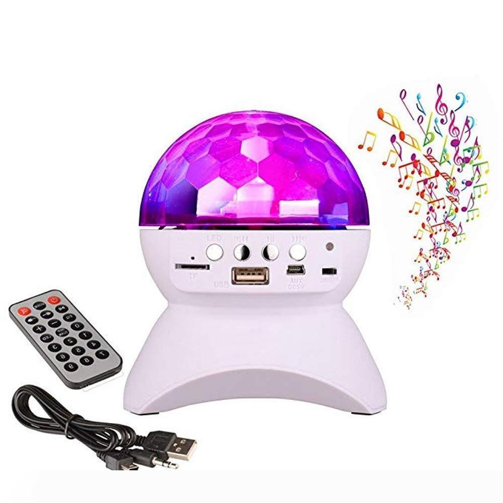 Disco DJ Bluetooth Speaker Rotating LED Strobe Light Bulb 6 Change Multicolor Crystal Stage Light, Bluetooth Wireless Speaker for Party
Disco DJ Bluetooth Speaker Rotating LED Strobe Light Bulb 6 Change Multicolor Crystal Stage Light, Bluetooth Wireless Speaker for Party
