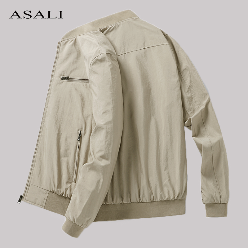 Autumn Slim Breathable Jackets Men's 2020 New Solid Sportswear Overcoats Men Causal Zipper Bomber Jackets Male Baseball Coat, Xsxb02whitegrey
Autumn Slim Breathable Jackets Men's 2020 New Solid Sportswear Overcoats Men Causal Zipper Bomber Jackets Male Baseball Coat, Xsxb02whitegrey