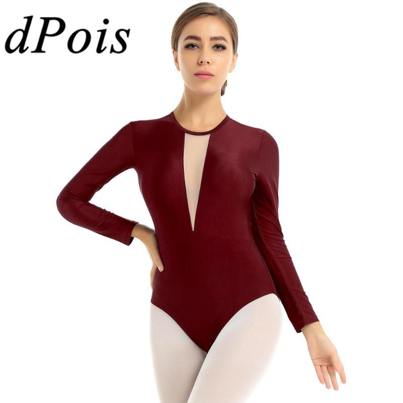 Women Adults Dancewear Long Sleeves Open Back with Twist Straps Ballet Gymnastics Leotard Jumpsuit Female Stage Dance Costume, Burgundy
Women Adults Dancewear Long Sleeves Open Back with Twist Straps Ballet Gymnastics Leotard Jumpsuit Female Stage Dance Costume, Burgundy