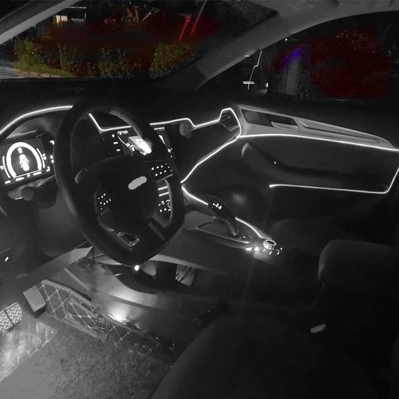 Flexible Car Atmosphere Lamps APP Sound Control RGB Mode Colorful Auto Interior Ambient Light Decorative Lamp Strips 2m/4m/6m
Flexible Car Atmosphere Lamps APP Sound Control RGB Mode Colorful Auto Interior Ambient Light Decorative Lamp Strips 2m/4m/6m