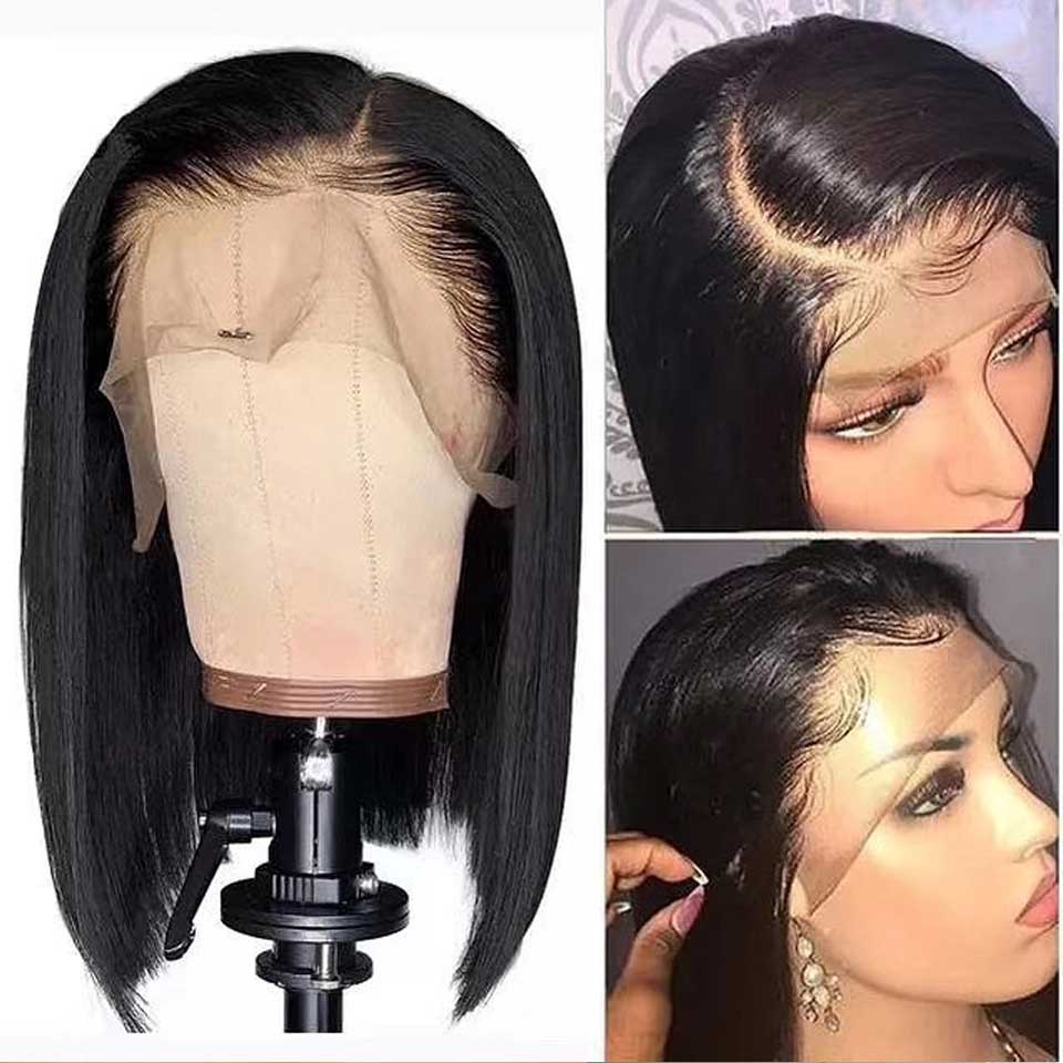 13X6 Transparent Hd Lace Frontal Wig Bob Lace Front Wig Human Hair Pre Plucked Remy Malaysian Straight Hair Wigs For Black Women, Natural color
13X6 Transparent Hd Lace Frontal Wig Bob Lace Front Wig Human Hair Pre Plucked Remy Malaysian Straight Hair Wigs For Black Women, Natural color