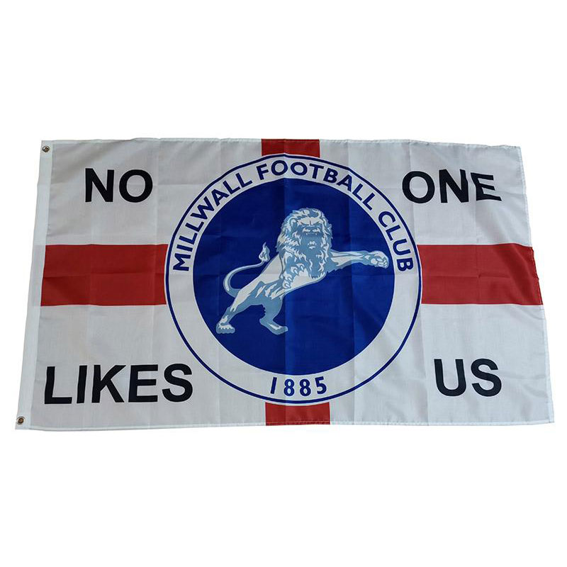 England Millwall FC Flag No One Likes US 150x90cm Polyester Sports Team Club Inddor Outdoor Hanging Free Fast Shipping
England Millwall FC Flag No One Likes US 150x90cm Polyester Sports Team Club Inddor Outdoor Hanging Free Fast Shipping
