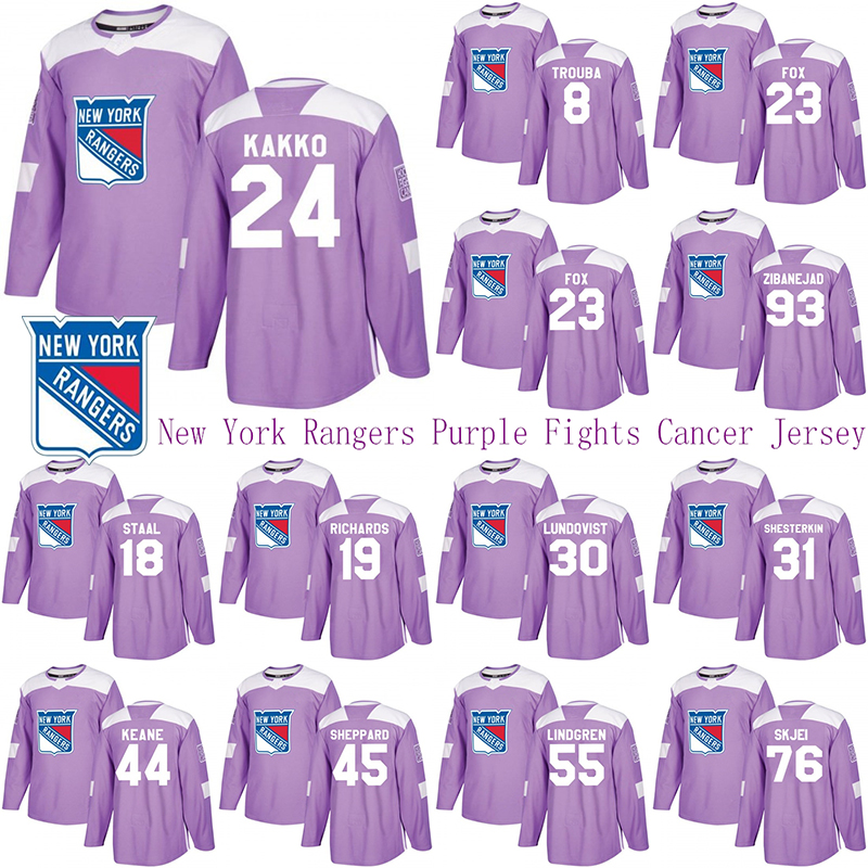 New York Rangers Purple Fights Cancer Jersey 24 Kaapo Kakko 10 Artemi Panarin 8 Jacob Trouba 23 Adam Fox Hockey Jerseys, Black;red
New York Rangers Purple Fights Cancer Jersey 24 Kaapo Kakko 10 Artemi Panarin 8 Jacob Trouba 23 Adam Fox Hockey Jerseys, Black;red