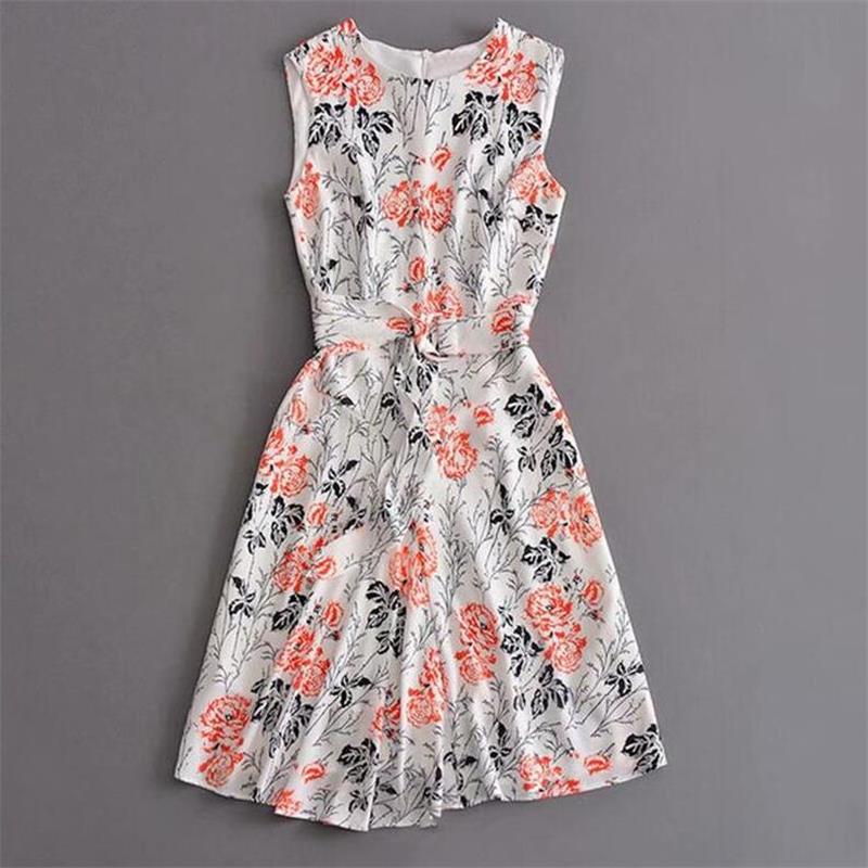 Women Runway Dress 2020 High Quality Summer Star Style O-Neck Sleeveless Print Casual Dresses Vestido NP1169C, As pic
Women Runway Dress 2020 High Quality Summer Star Style O-Neck Sleeveless Print Casual Dresses Vestido NP1169C, As pic