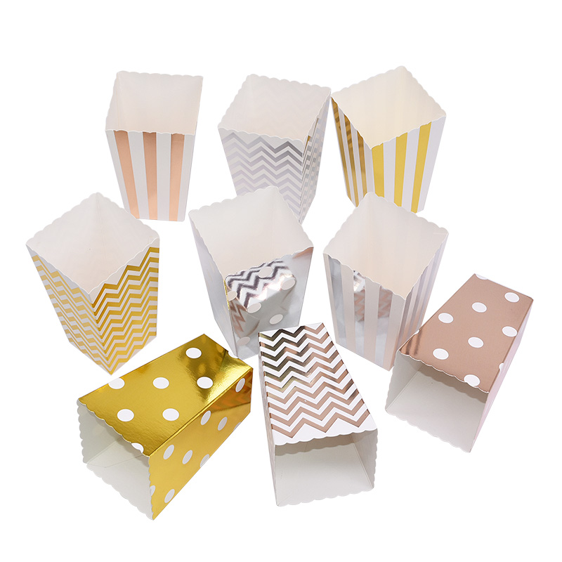 6/12Pcs Rose Gold Silver Gold Popcorn Paper Boxes Kids Party Treat Boxes Wedding Birthday Candy Bag Decor Supplies
6/12Pcs Rose Gold Silver Gold Popcorn Paper Boxes Kids Party Treat Boxes Wedding Birthday Candy Bag Decor Supplies