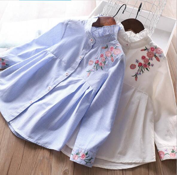 Owligbaby kids blouse 2020 spring girls Shirts cotton embroidery flowers children clothing cute girls blouse 6pcs/lot wholesale
Owligbaby kids blouse 2020 spring girls Shirts cotton embroidery flowers children clothing cute girls blouse 6pcs/lot wholesale