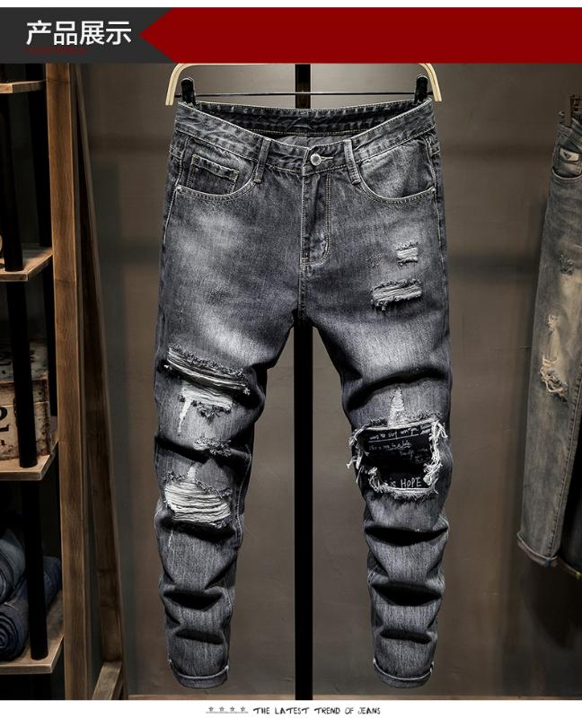 JA600457 Fashion Men's Jeans 2020 Runway Luxury European Design party style Men's Clothing, Black
JA600457 Fashion Men's Jeans 2020 Runway Luxury European Design party style Men's Clothing, Black