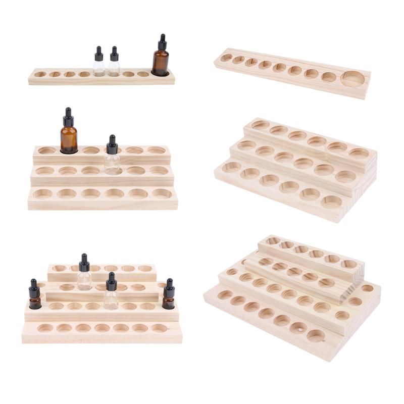 9/18/30 Slots Essential Oil Storage Display Rack Wooden Organizer Holder Tray Useful for Home or Salon Store Shop
9/18/30 Slots Essential Oil Storage Display Rack Wooden Organizer Holder Tray Useful for Home or Salon Store Shop