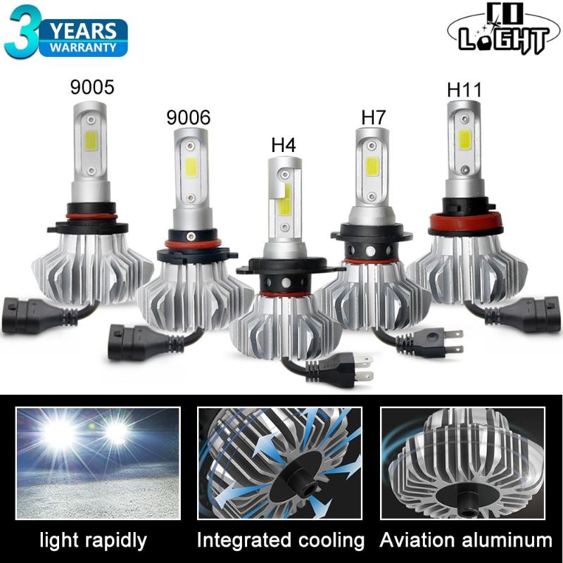 CO LIGHT H4 LED H7 H11 9005 9006 60W Car LED Headlight Bulb Hi/Lo Beam 6500K 12V 24VAuto Headlamp for Universal Lada Fog Lamp
CO LIGHT H4 LED H7 H11 9005 9006 60W Car LED Headlight Bulb Hi/Lo Beam 6500K 12V 24VAuto Headlamp for Universal Lada Fog Lamp