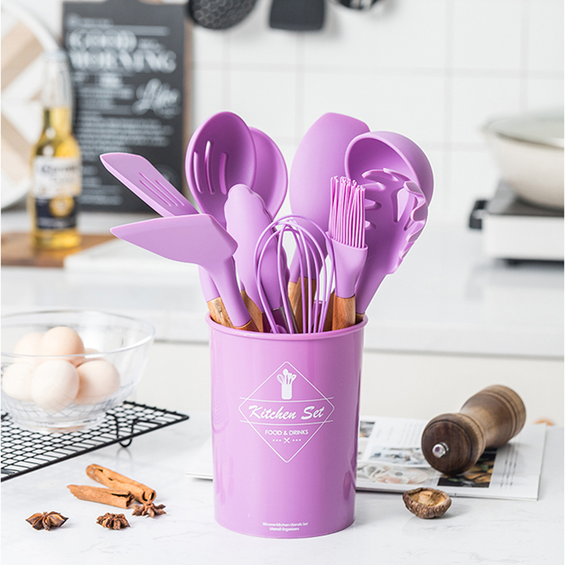 Advanced silicone wooden handle 12 piece set cooking tool set kitchen chef set with storage box spatula spoon kitchen baking cooking tools
Advanced silicone wooden handle 12 piece set cooking tool set kitchen chef set with storage box spatula spoon kitchen baking cooking tools