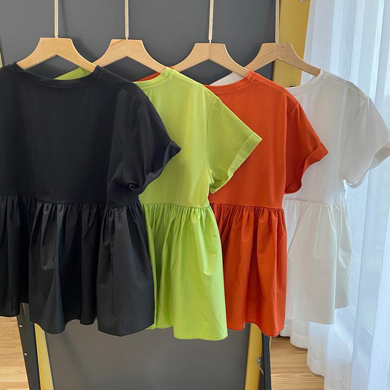 Women T-shirt Spring/Summer 2020 New T-shirt Stylish Casual Loose Solid Color Round Neck Top, Black
Women T-shirt Spring/Summer 2020 New T-shirt Stylish Casual Loose Solid Color Round Neck Top, Black