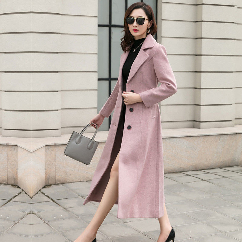 FairyShely Vintage Woolen Coat 2020 Women Autumn Winter New Large Size Female Long Section Coat Office Lady Belt Elegant 3XL, Lotus coat
FairyShely Vintage Woolen Coat 2020 Women Autumn Winter New Large Size Female Long Section Coat Office Lady Belt Elegant 3XL, Lotus coat