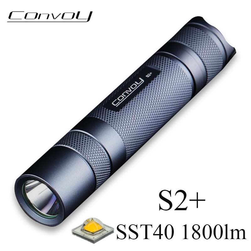 Convoy S2+ with Luminus SST40 LED Linternas 18650 Torch Lamp 1800lm Lantern Blue Titanium Camp Fishing Work Light
Convoy S2+ with Luminus SST40 LED Linternas 18650 Torch Lamp 1800lm Lantern Blue Titanium Camp Fishing Work Light