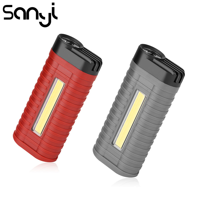 Portable Lanterns SANYI 2 Modes Mini Light By 3* Battery COB LED Torch For Camping Hunting Outdoor
Portable Lanterns SANYI 2 Modes Mini Light By 3* Battery COB LED Torch For Camping Hunting Outdoor