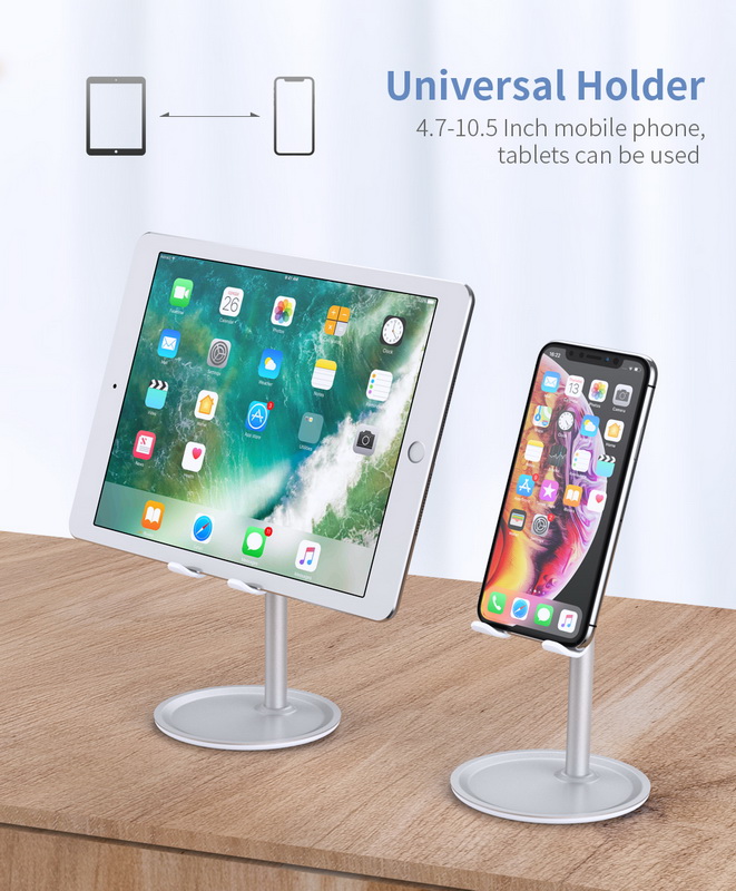 Universal Tablet Phone Holder Desk For iPhone Desktop Tablet Stand For Cell Phone Table Holder Mobile Phone Stand Mount, White
Universal Tablet Phone Holder Desk For iPhone Desktop Tablet Stand For Cell Phone Table Holder Mobile Phone Stand Mount, White