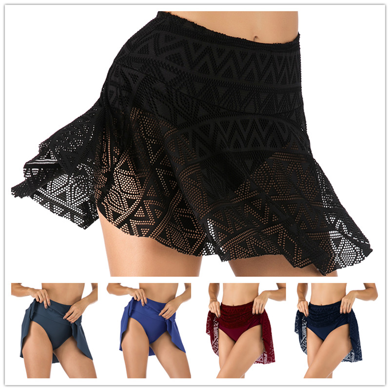2020 Sexy Lace Short Skirt Bikini Bottom Solid High Waist Covor-up Swimsuit Female Underwear Dress Swimming Suit Women BeachWear
2020 Sexy Lace Short Skirt Bikini Bottom Solid High Waist Covor-up Swimsuit Female Underwear Dress Swimming Suit Women BeachWear