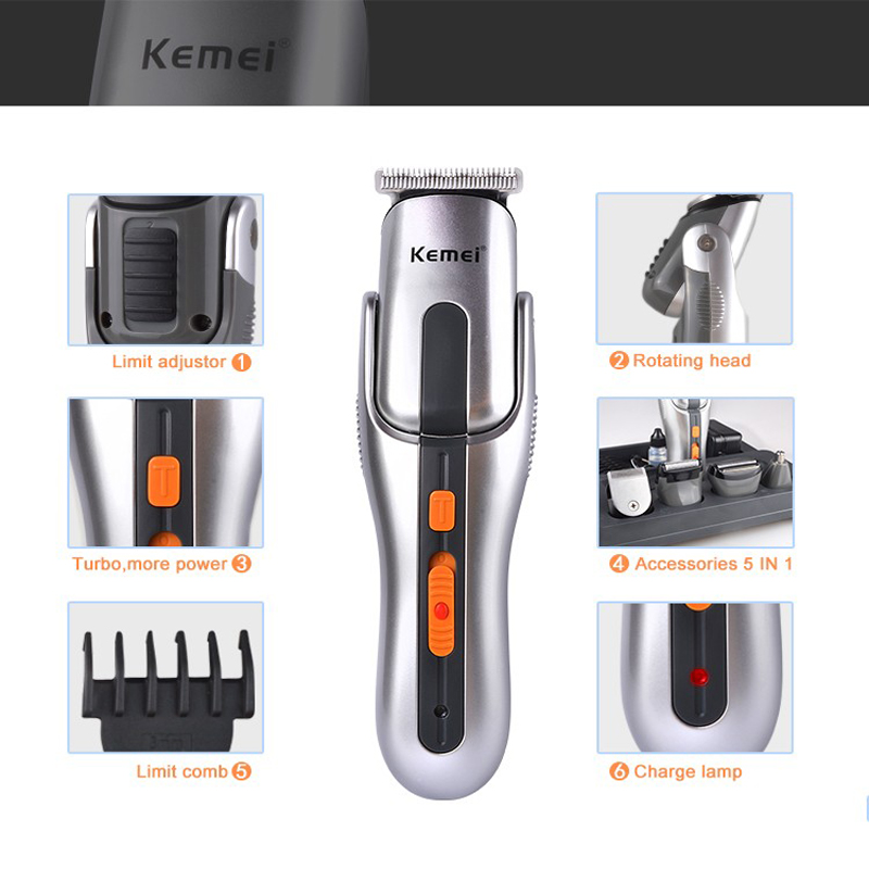 KEMEI KM-680A Professional Cutter Electric Hair Clipper Rechargeable Hair Trimmer Shaver Razor Cordless Elektrische Tondeuse
KEMEI KM-680A Professional Cutter Electric Hair Clipper Rechargeable Hair Trimmer Shaver Razor Cordless Elektrische Tondeuse