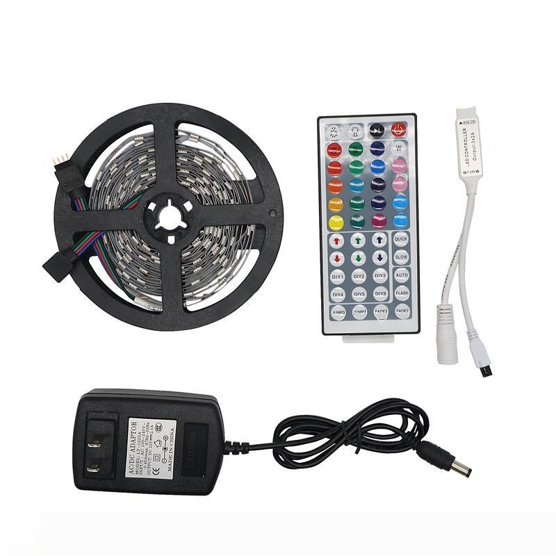 LED Strip Light 5050 RGB DC Leds Tape Led Ribbon Flexible Mini IR Controller Adapter Set
LED Strip Light 5050 RGB DC Leds Tape Led Ribbon Flexible Mini IR Controller Adapter Set