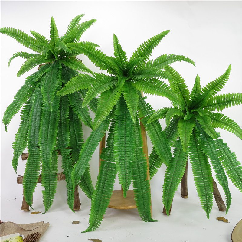 Artificial Fern Grass Green Plant Fake Silk Hanging Fern Persian Leaf Wall Hanging Green Plant Grass Home Garden Wall Decoration, 73cm 18 heads
Artificial Fern Grass Green Plant Fake Silk Hanging Fern Persian Leaf Wall Hanging Green Plant Grass Home Garden Wall Decoration, 73cm 18 heads
