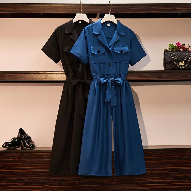 COCOEPPS 4XL 5XL Plus Size Summer Women Jumpsuits Casual Big Size Loose Romper Overalls Lady Large Wide Leg Office Jumpsuit, Black
COCOEPPS 4XL 5XL Plus Size Summer Women Jumpsuits Casual Big Size Loose Romper Overalls Lady Large Wide Leg Office Jumpsuit, Black