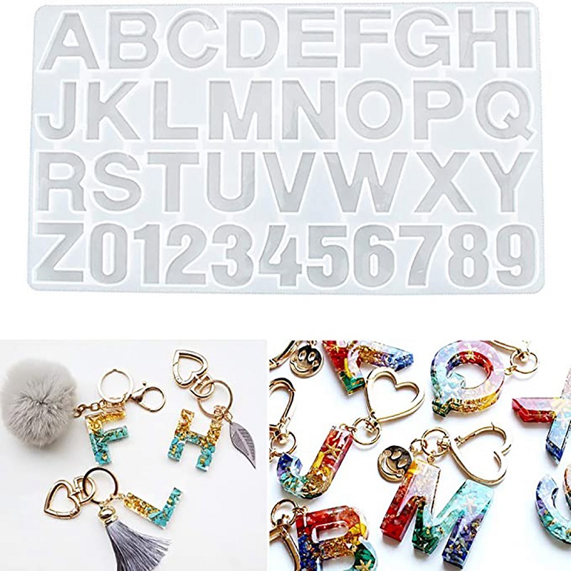 DIY Silicone Resin Mold Digital Letter Jewelry Making Decoration Silicone Molds Number Alphabet Jewelry Keychain Casting Mold
DIY Silicone Resin Mold Digital Letter Jewelry Making Decoration Silicone Molds Number Alphabet Jewelry Keychain Casting Mold