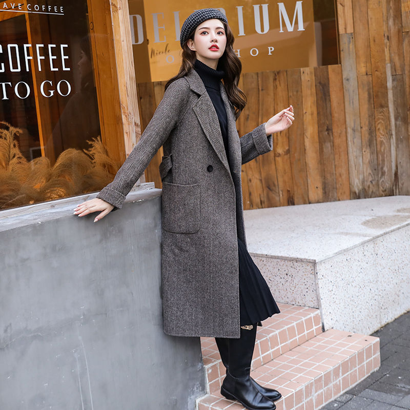 Women 2020 Fashion Winter Woolen Coat Female High Waist Outwear Ladies Large Size Clothing with Belt Long Woolen Overcoat L46, Tupianse
Women 2020 Fashion Winter Woolen Coat Female High Waist Outwear Ladies Large Size Clothing with Belt Long Woolen Overcoat L46, Tupianse