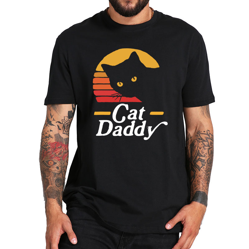 Cat Daddy Vintage T Shirt Cat Lovers Retro Distressed Tshirt 100% Cotton EU Size Vintage Soft Breathable Tops, Gray
Cat Daddy Vintage T Shirt Cat Lovers Retro Distressed Tshirt 100% Cotton EU Size Vintage Soft Breathable Tops, Gray