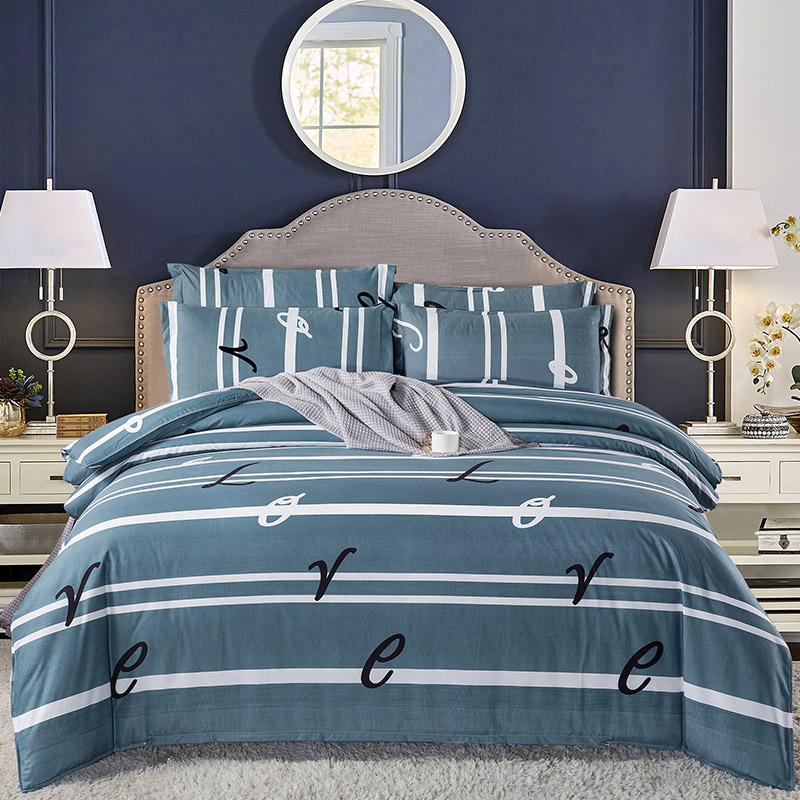 Classic Bedding Set Quilt Cover Pillowcase Duvet Cover Sets Gray King Queen Double Single Full Size Bed Linens Grid Home Textile, Fengshang-lan
Classic Bedding Set Quilt Cover Pillowcase Duvet Cover Sets Gray King Queen Double Single Full Size Bed Linens Grid Home Textile, Fengshang-lan