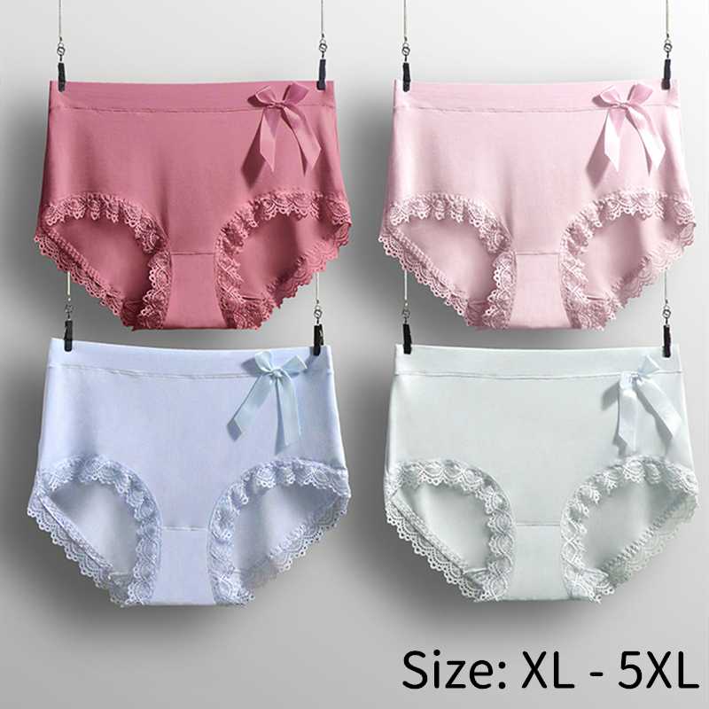 3Pcs/lot Bow Laces Soft Breathable Big Size Panties Ladies Mid Waist Plus Size Underwear Women Comfortable Large Briefs -5XL, Set 6
3Pcs/lot Bow Laces Soft Breathable Big Size Panties Ladies Mid Waist Plus Size Underwear Women Comfortable Large Briefs -5XL, Set 6