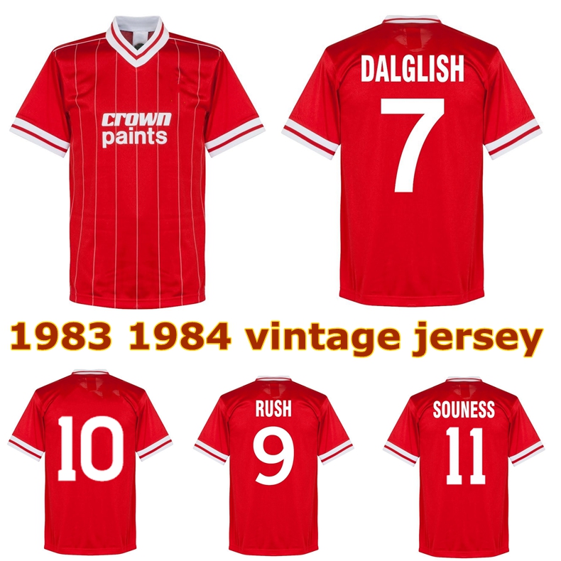 1983 1984 Ian Rush Dalglish Robinson Whelan retro soccer jersey 83 84 Kennedy Nicol Phil Thompson Souness vintage classic football shirt, Black
1983 1984 Ian Rush Dalglish Robinson Whelan retro soccer jersey 83 84 Kennedy Nicol Phil Thompson Souness vintage classic football shirt, Black