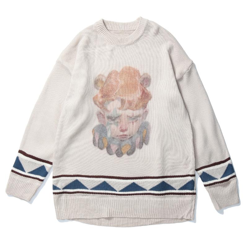 Streetwear Sweater Crying Boy Girl Knitted Sweater Men 2020 Autumn Harajuku Hip Hop Pullover Casual Vintage Male, Pink
Streetwear Sweater Crying Boy Girl Knitted Sweater Men 2020 Autumn Harajuku Hip Hop Pullover Casual Vintage Male, Pink