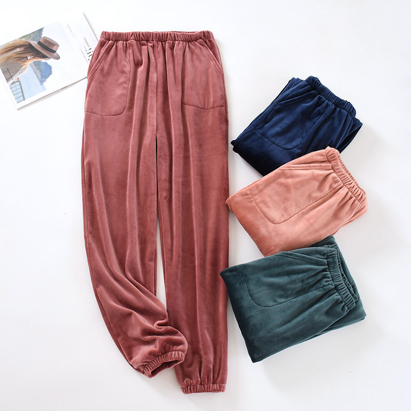 Winter Sleep Pants Women Autumn Flannel Lounge Wear Home Casual Keep Warm Velvet Pajama Pants Couples Bottoms Lovers Trousers, Cypress green
Winter Sleep Pants Women Autumn Flannel Lounge Wear Home Casual Keep Warm Velvet Pajama Pants Couples Bottoms Lovers Trousers, Cypress green