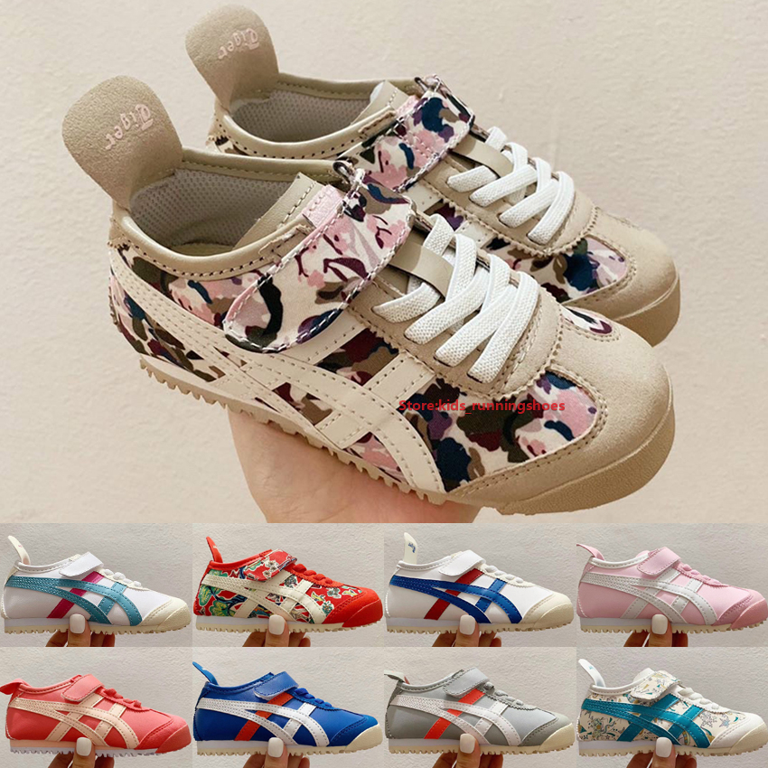 Classic Tiger Mexico 66 Kids Running Shoes 2020 Boys Girls Leather Designer Print Hook & Loop Blue Red Outdoor Toddler Shoes Size 22-35, Black
Classic Tiger Mexico 66 Kids Running Shoes 2020 Boys Girls Leather Designer Print Hook & Loop Blue Red Outdoor Toddler Shoes Size 22-35, Black