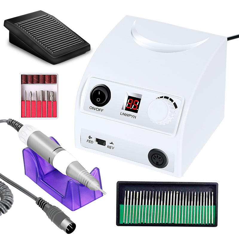 30W 35000RPM Nail Drill Machine Set With Nail Drill Bit Sanding Band Professional Milling Manicure Machine Set Kit
30W 35000RPM Nail Drill Machine Set With Nail Drill Bit Sanding Band Professional Milling Manicure Machine Set Kit